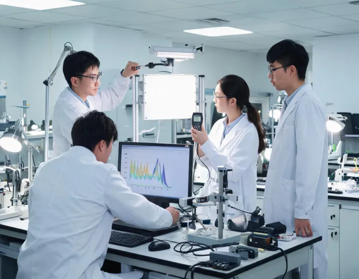 Lighting laboratory and project team